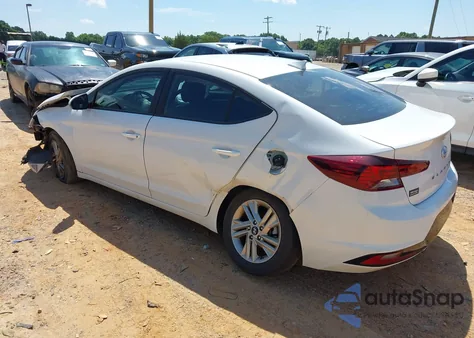 2019 Hyundai Elantra Sel z USA, uszkodzony, nr VIN 5NPD84LF1KH425928